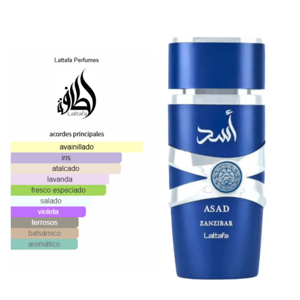 Lattafa Asad Zanzibar 1.1 Premium EDP 100ML - Image 3