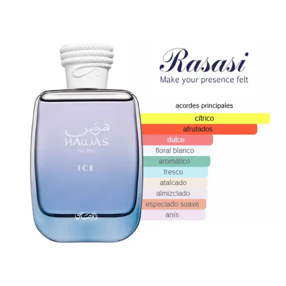 Hawas Ice Calidad 1.1 Premium EDT 100ML - Image 2